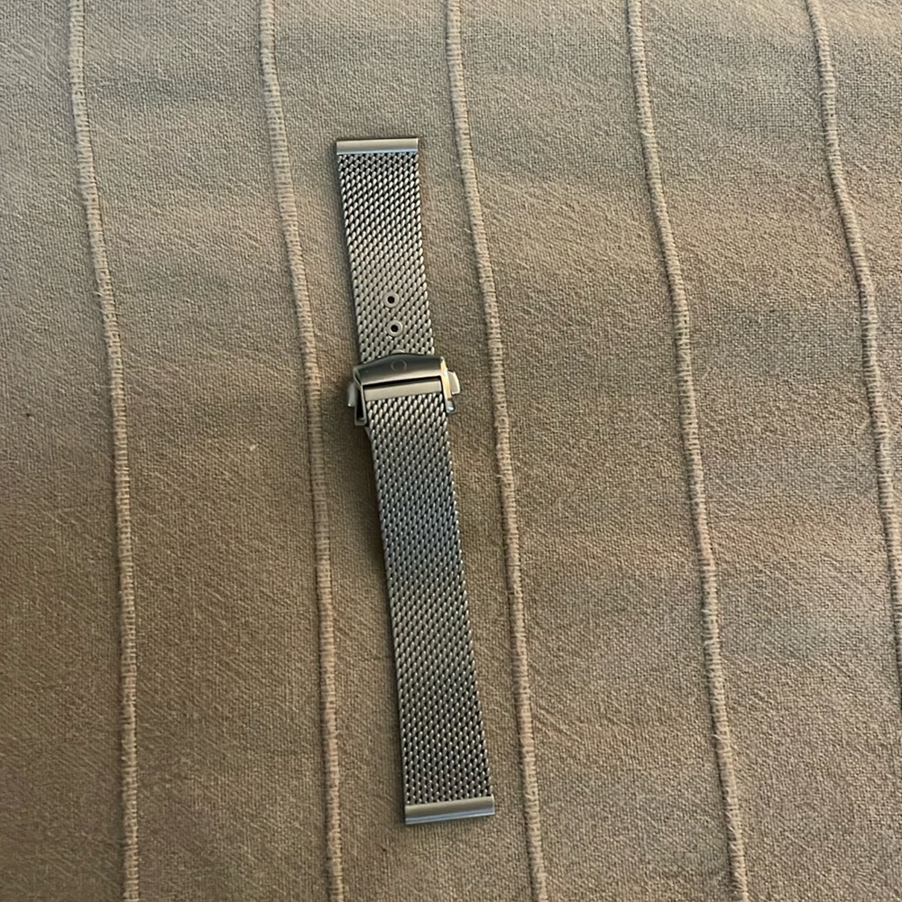 COPY - Omega watch bracelet 20mm in steel. New worn once. Original cost $650